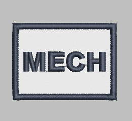 Custom 2x3 GA Patches w/ Velco Backing