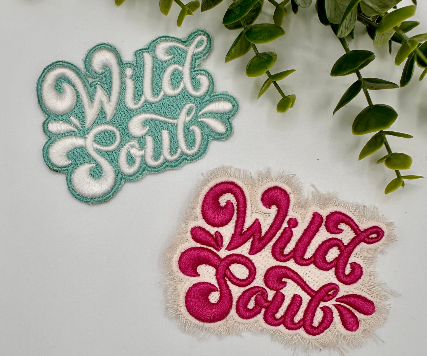Wild Soul puffy 3d embroidered patch