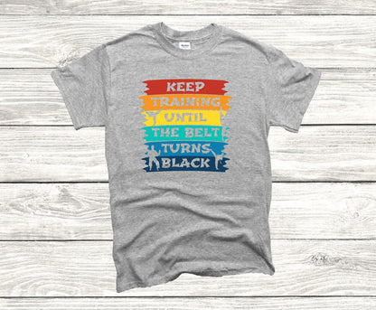 Keep Training Tee Unisex T-Shirt, Youth + Adult Sizes