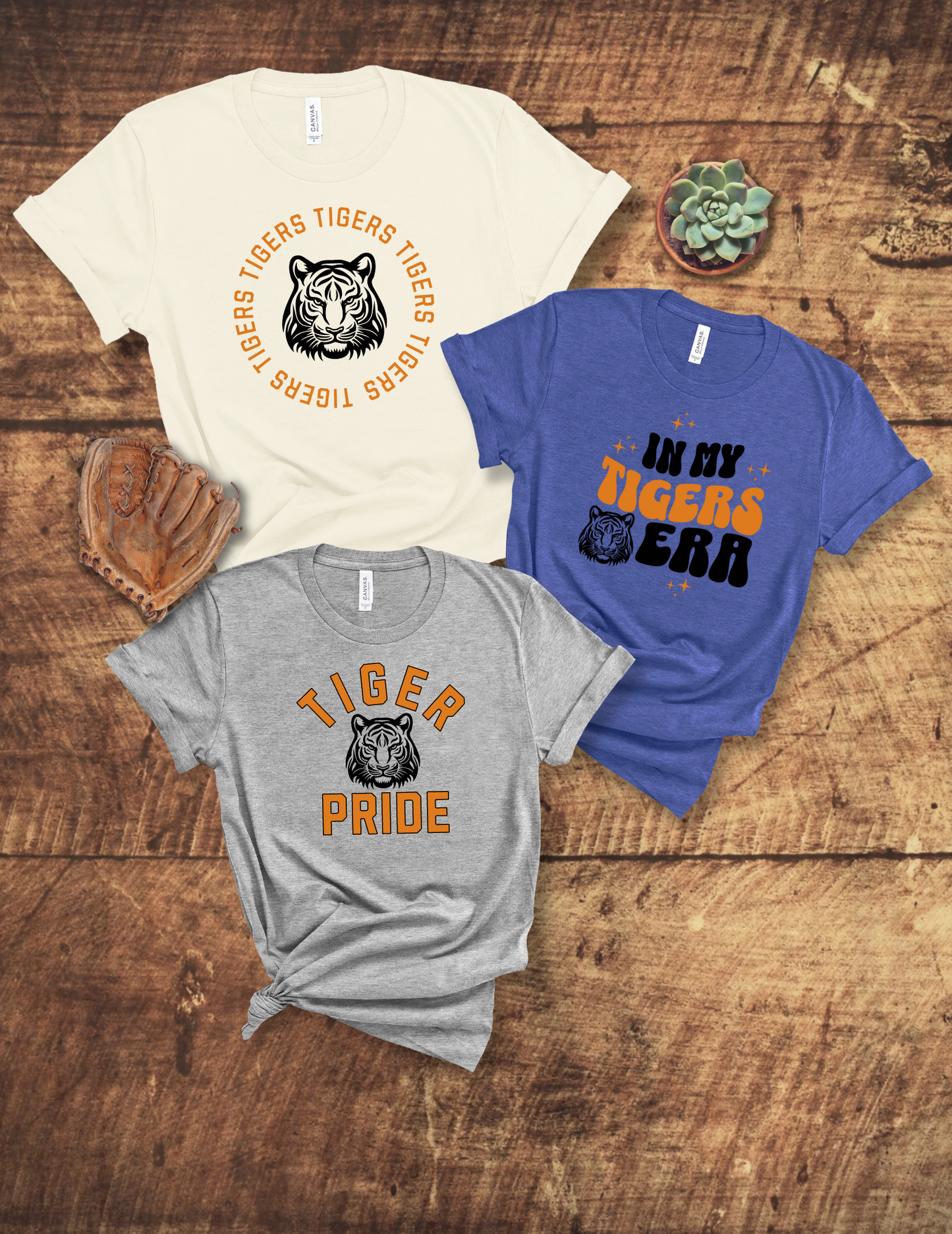 Ladies Retro Relaxed Fit Tiger Tees