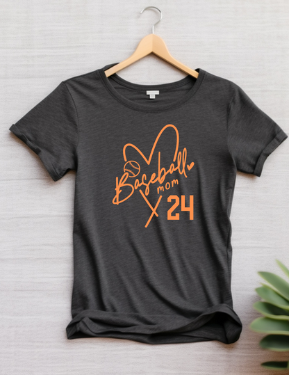 Baseball Mom T-Shirt - PRE-ORDER by 2/23