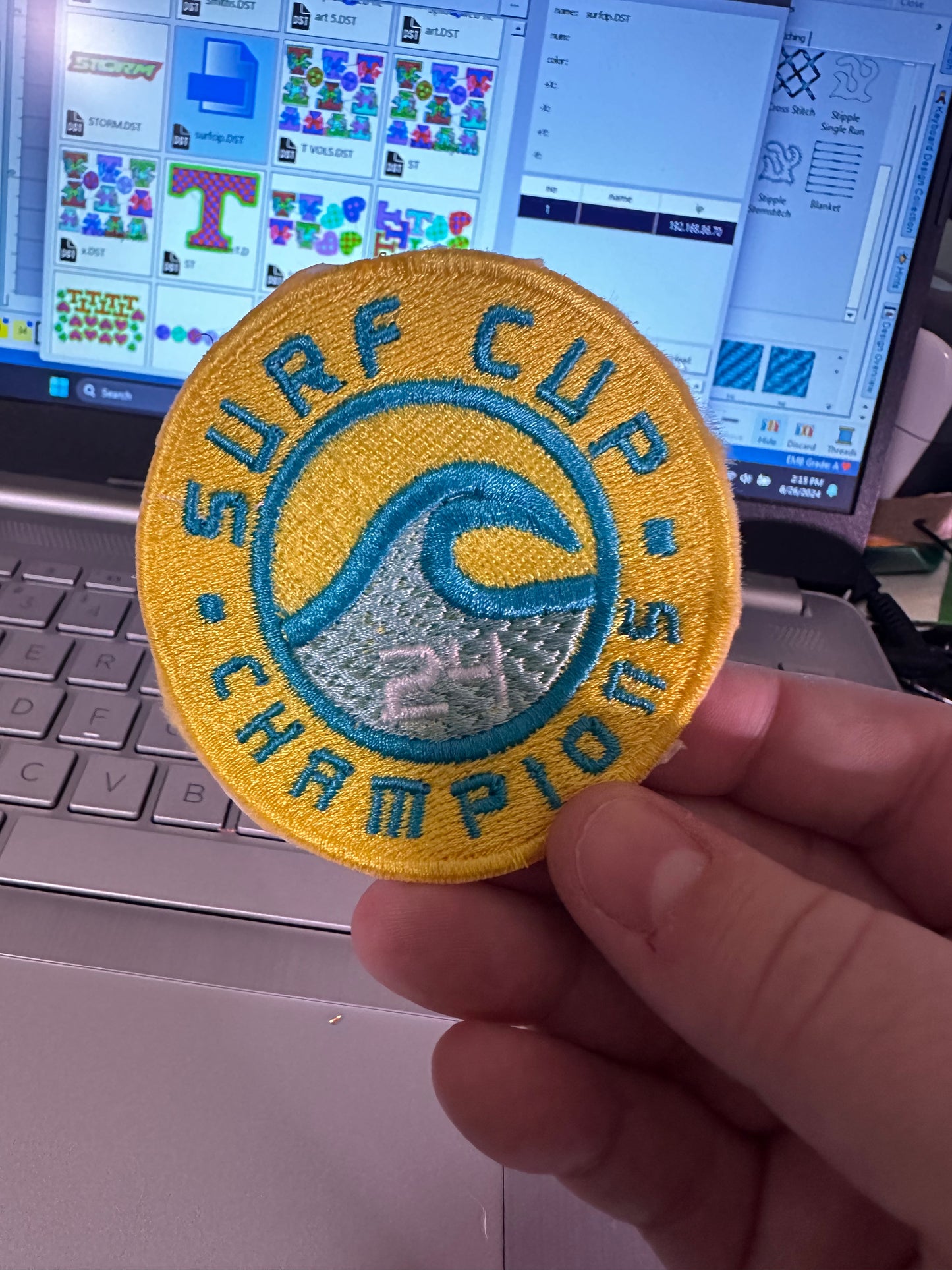 SurfCup Champs patch