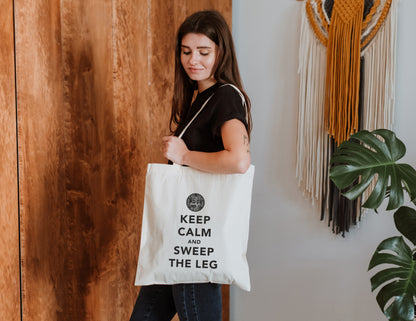 Karate Recycled Cotton Tote Bag, 8 Styles, 15" x 16"