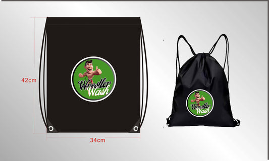 Value Drawstring Promo Bag - 2 color logo
