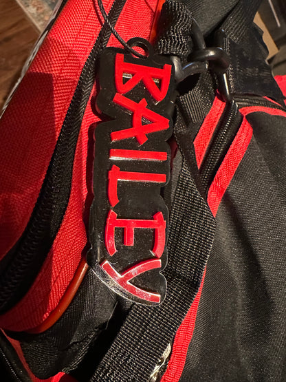 Acrylic Name Tag, Perfect for Gear Bag, Luggage or Backpacks