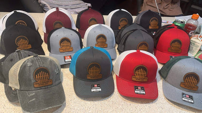 Custom Logo Leather Patch Hat -Richardson 112