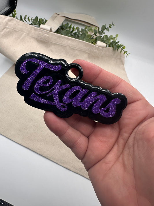 Glitter Acrylic Name Tag