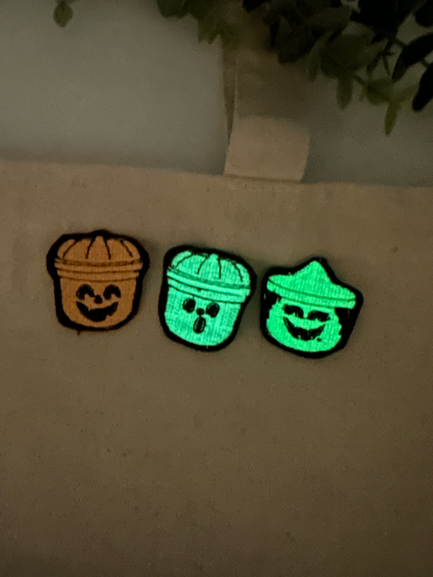Nostalgic Halloween Treat Pail Patch Trio
