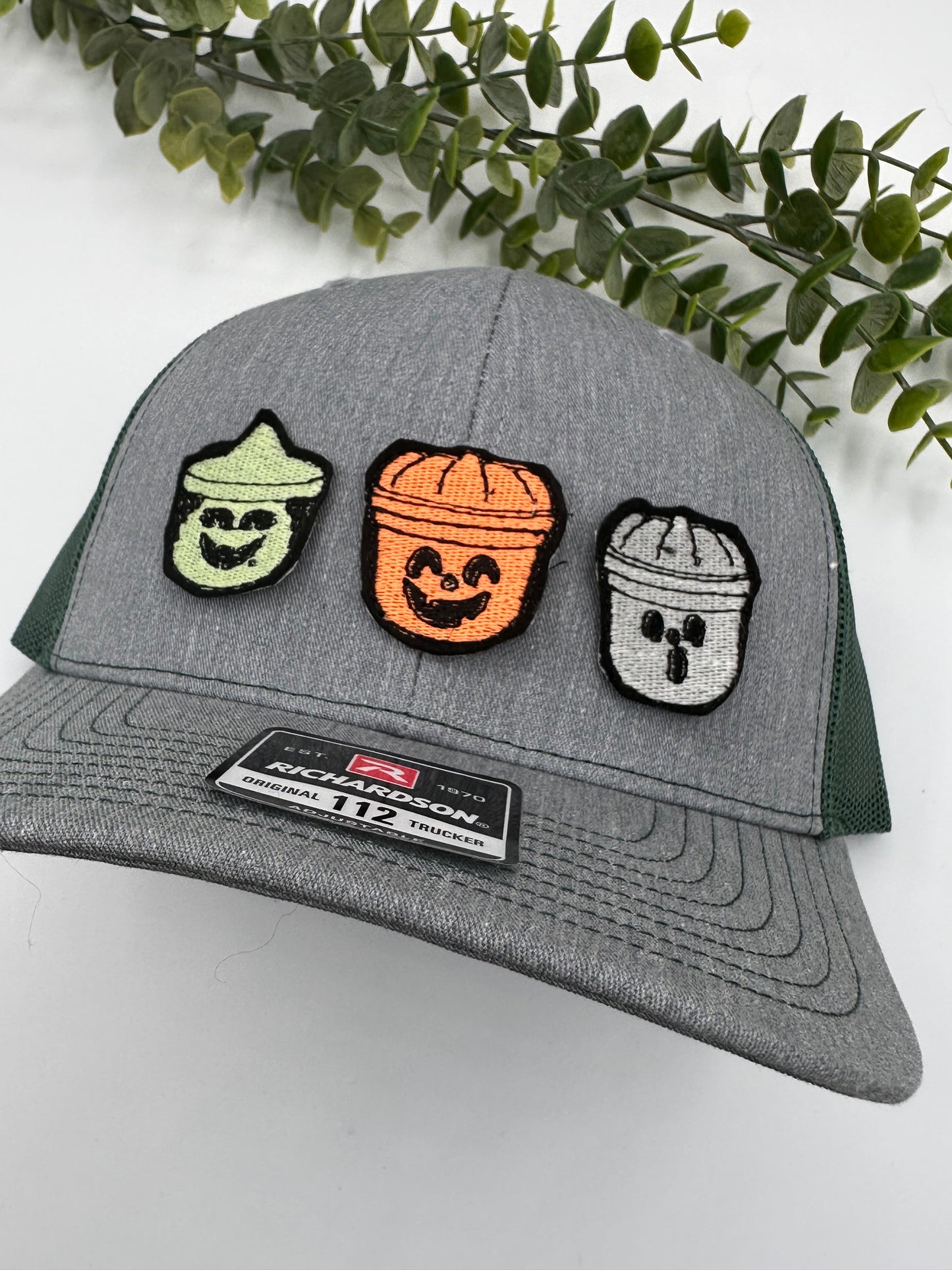 Nostalgic Halloween Treat Pail Patch Trio
