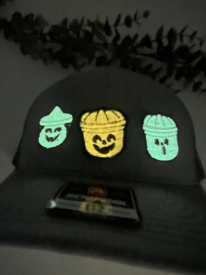 Nostalgic Halloween Treat Pail Patch Trio