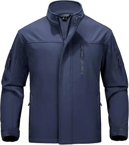 Navy- Tatctical Jacket Various Sizes w/ Hook and Loop Patch Locations