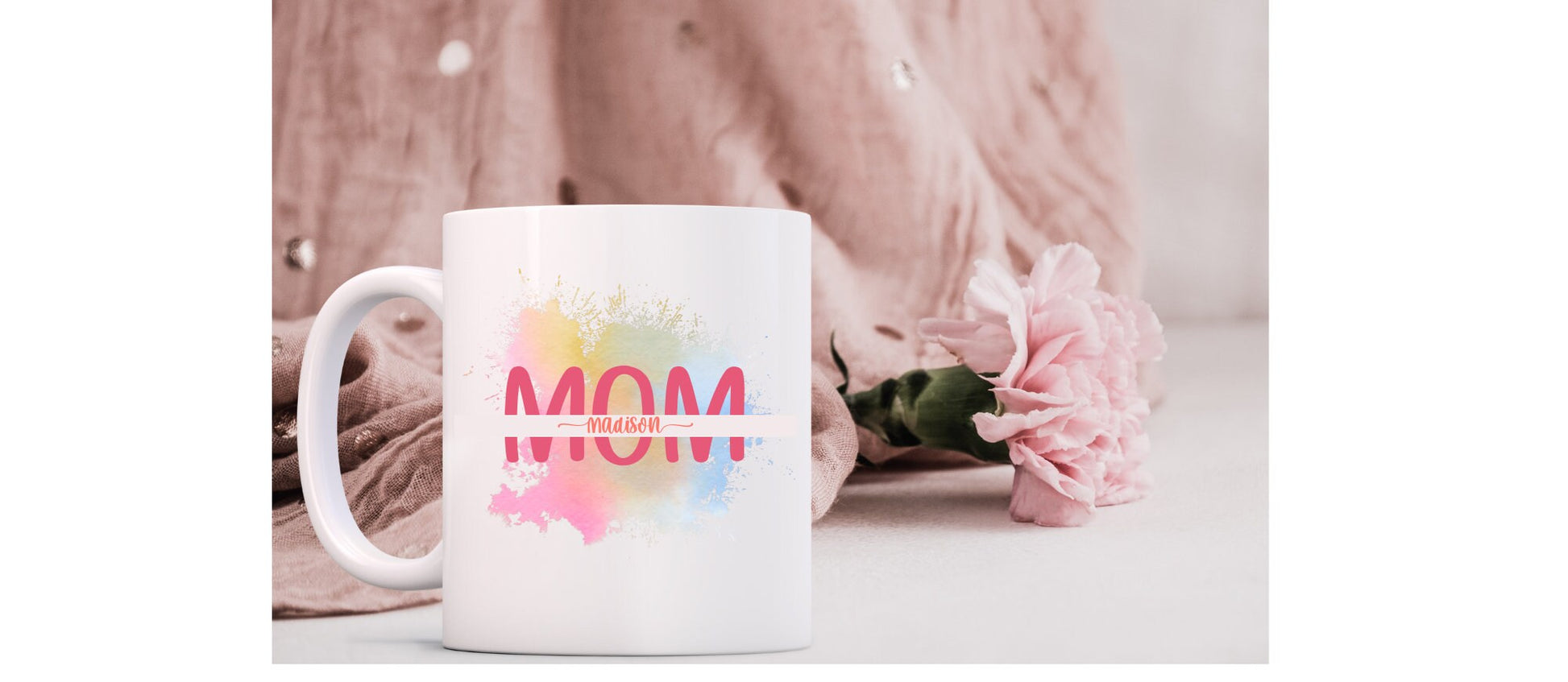 Personalized Mother's Day Mug - Customized with Children's Names - 11oz Ceramic Coffee Cup