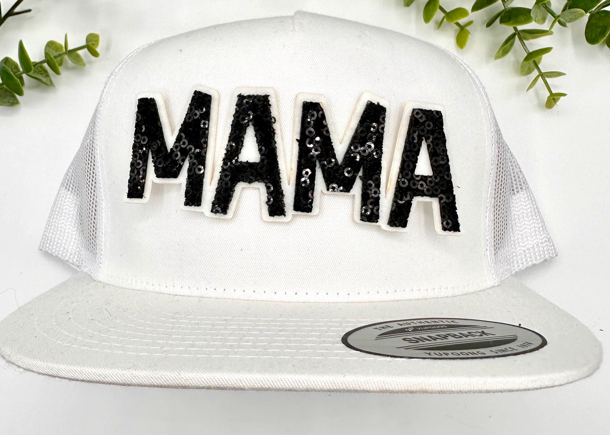 Custom 4.5” Mascot Sequin Iron-On Trucker HAT Patch