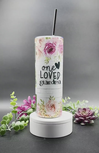 Personalized Family Tumbler-One Cup, Endless Storytelling 20 Oz Custom Stainless Steel photo mug that displays treasured family memories.