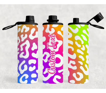 Personalized Kids water bottle for school-20 ounce screw on leak proof lid with dinosaur, mermaids, unicorns and fun 90’s styles
